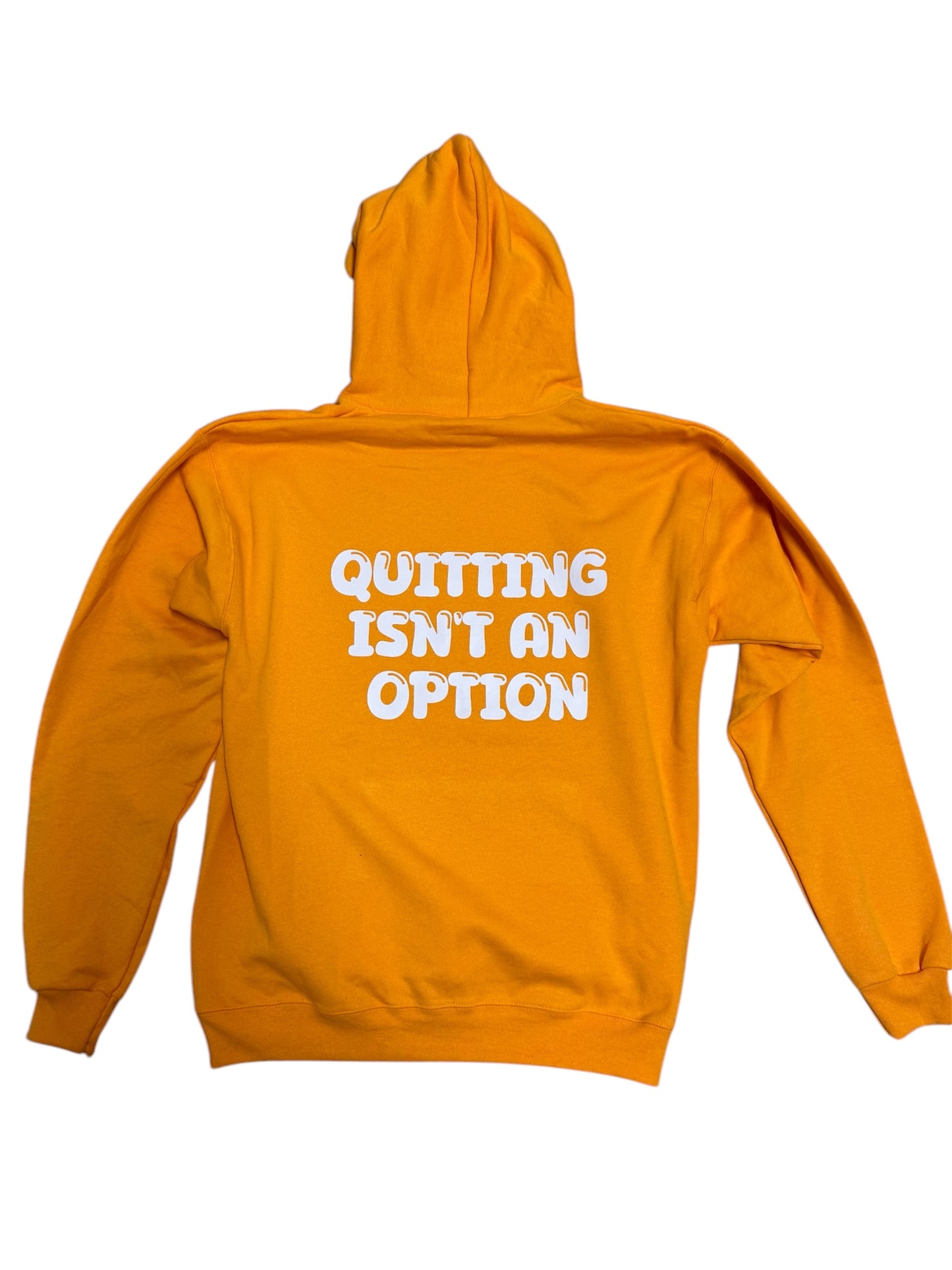 Blessed And Gifted gold quitting isn’t an option hoodie