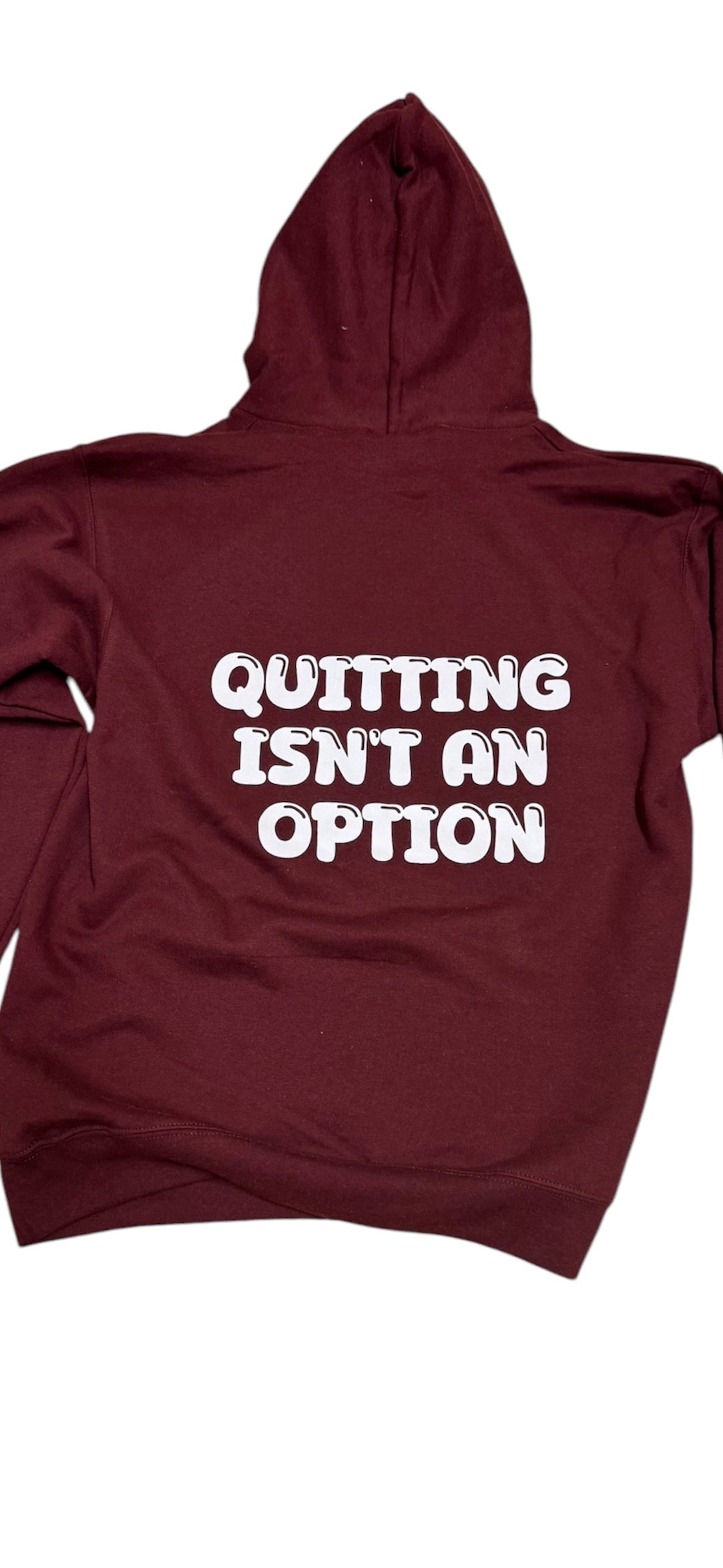 Blessed And Gifted maroon quitting isn’t an option hoodie